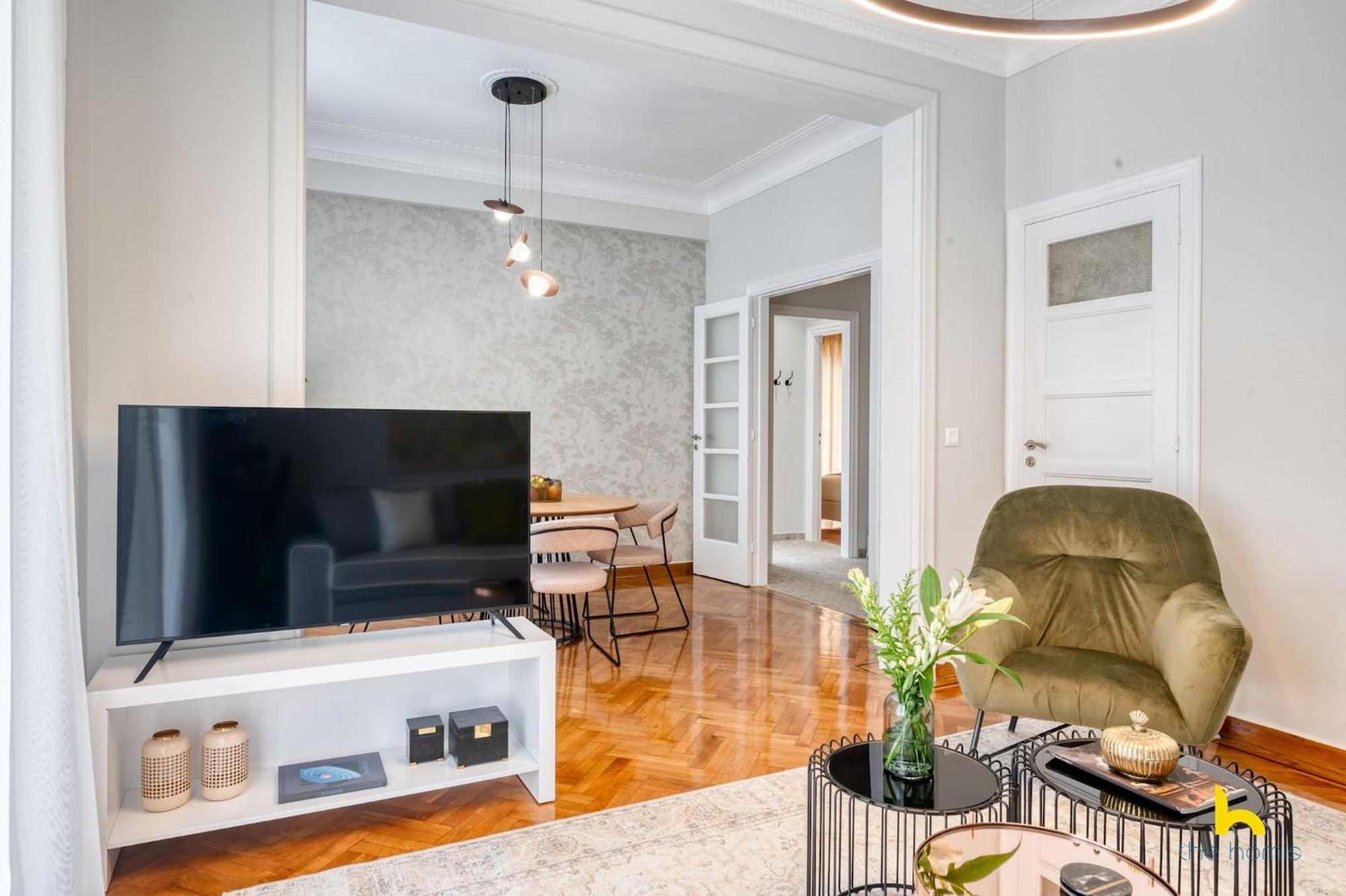 Contemporary 2-Bdr Apt Near Kalimarmaro & Alsos Park! Atény Exteriér fotografie